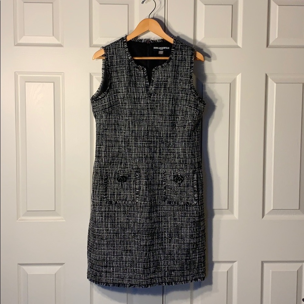 Karl Lagerfeld Tweed Dress